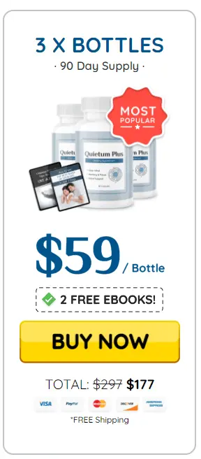 Quietum Plus  3 Bottles